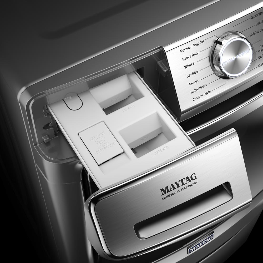 Maytag MHW8630HC Smart 5.0 CU Ft Washer Front Load  Metallic Slate , Energy Star , 27 Inch , New 999002