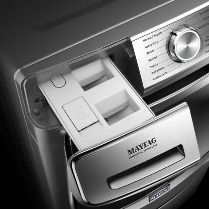 Maytag MHW8630HC Smart 5.0 CU Ft Washer Front Load  Metallic Slate , Energy Star , 27 Inch , New 999002