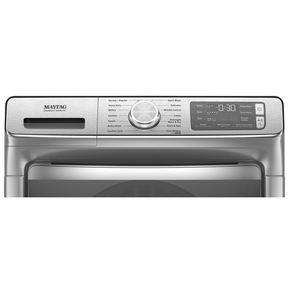 Maytag MHW8630HC Smart 5.0 CU Ft Washer Front Load  Metallic Slate , Energy Star , 27 Inch , New 999002
