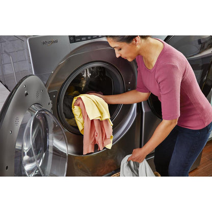 Whirlpool WFW6605MC 5.0 Cu Ft Smart Washer Front Load  Chrome Shadow Energy Star 27 Inch , New , 999011