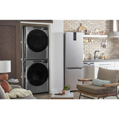 Whirlpool WFW6605MC 5.0 Cu Ft Smart Washer Front Load  Chrome Shadow Energy Star 27 Inch , New , 999011