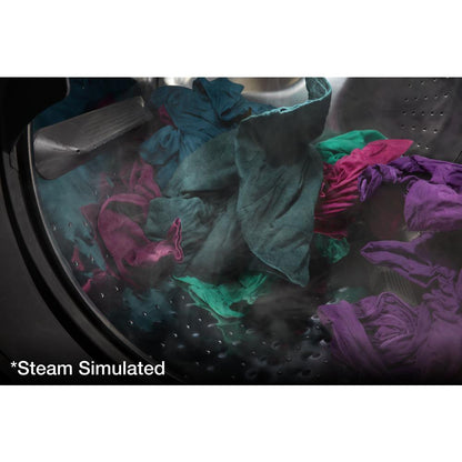 Whirlpool WFW8620HC 5.0 Cu Ft Washer , Front Load , Chrome Shadow , Steam , 27 Inch , New , 999001