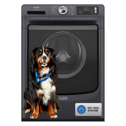 Maytag MFW7020RF Smart 5.0 Cu Ft Pet Pro Washer Front Load Midnight Steel Energy Star 27 Inch , New , 9990006