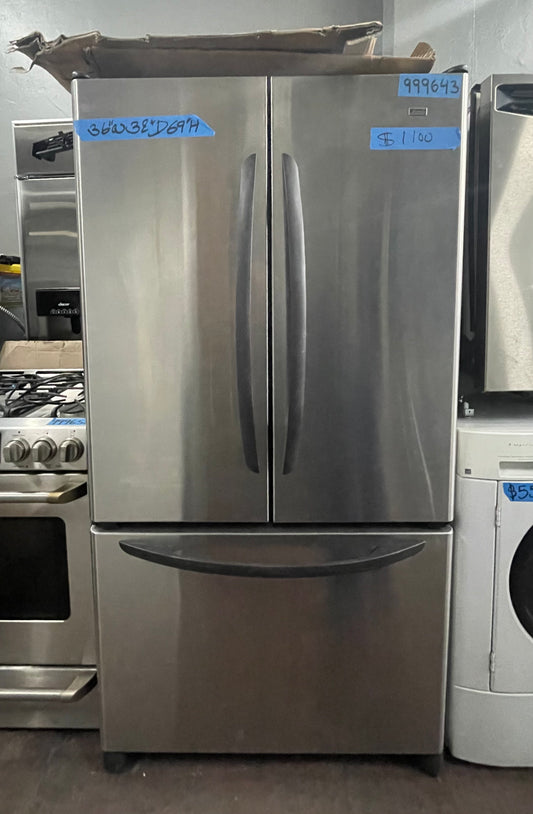 Kenmore 36 Inch French Door Stainless Steel Refrigerator, 596.73503200, 999643