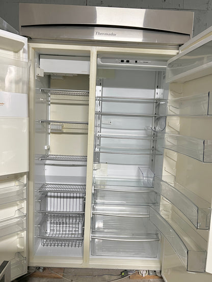 Thermador 48 Inch Side By Side Built In Refrigerator Stainless Steel , KBUDT4850A02, 999742