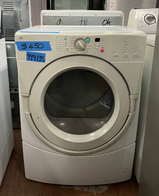 Whirlpool Duet Front Load Gas Dryer In Off White, GGW9250PW0, 999735