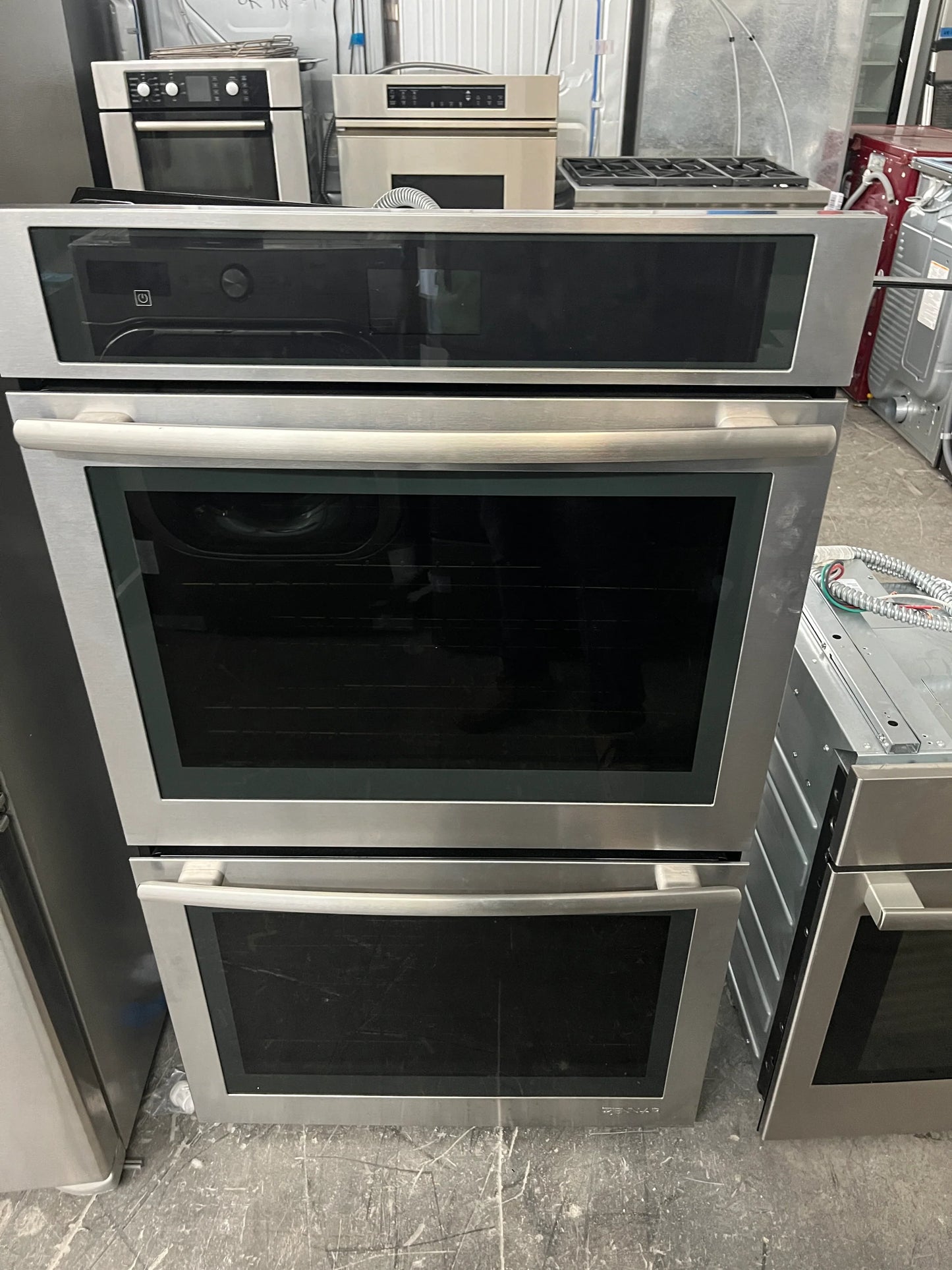 JennAir JJW2830DS 30 Inch Double Combination Electric Wall Oven 10 Cu. Ft. Total Capacity, Multimode Convection System, Self-Clean, Proof Mode, Delay Start, Sabbath, Convect Bake, Convect Broil, Convect Roast, UL 369302