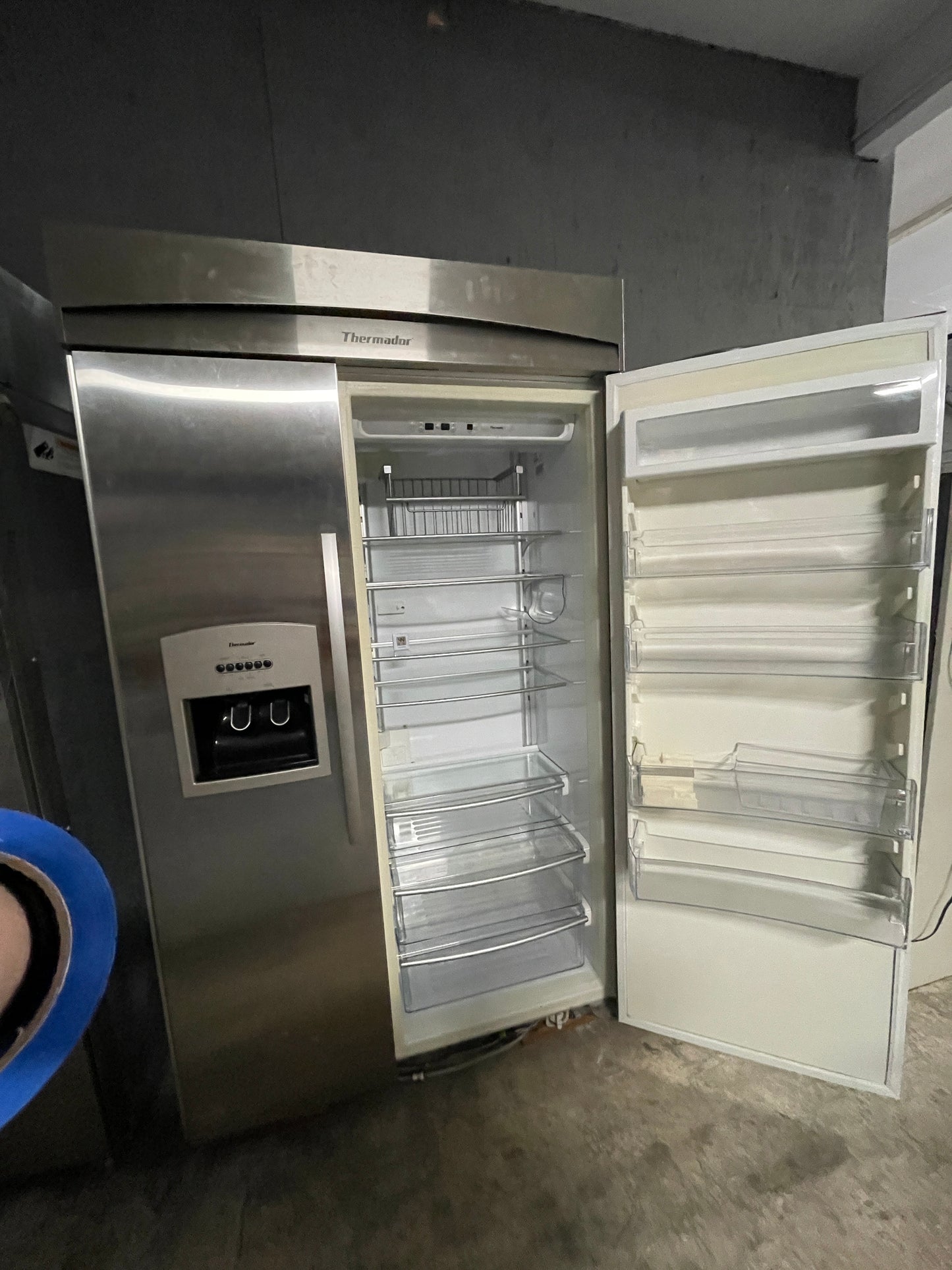 Thermador 48 Side By Side Built In Refrigerator, KBUDT4850A02, 999742