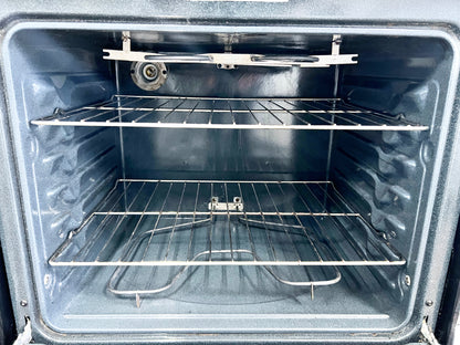 30 Inch GE Electric Range 4 Burner , JBP23DR3BB , Black , Coil Element Top, 444191