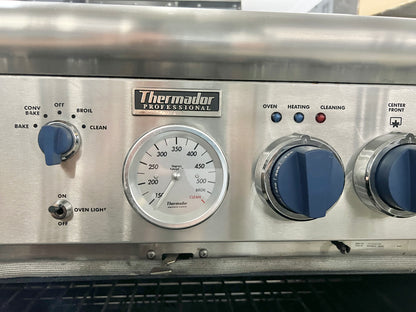 Thermador Pro Grand  PG366BS 36 Inch Pro Style All Gas Range , 6 Star Burners (2 w/ ExtraLow Simmer Settings), European 3rd Element Convection & 5.1 cu. ft. Oven Capacity, Natural Gas 369276