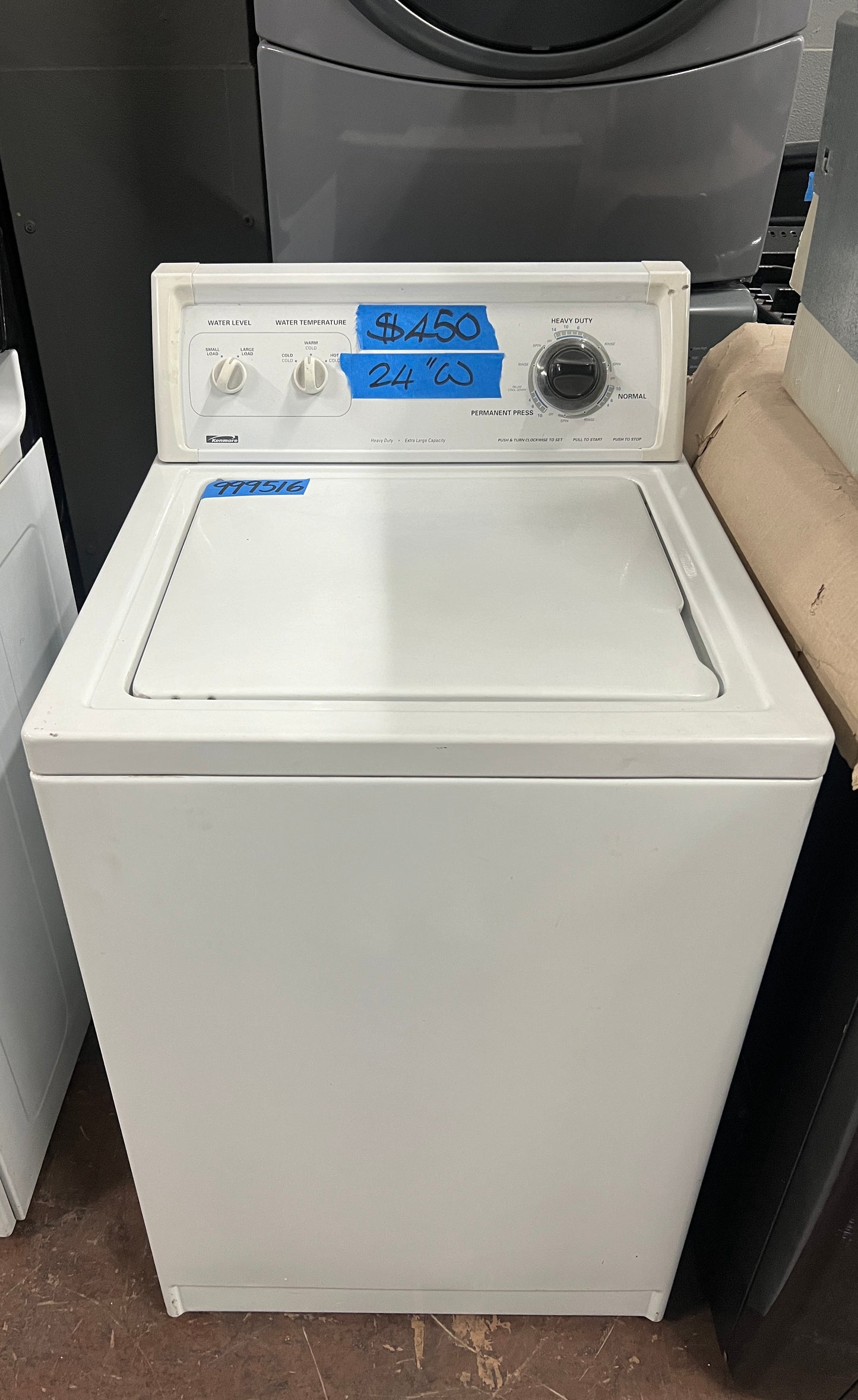 Kenmore 24 Compact Top Load Washer in White, 110.18202790, 999516