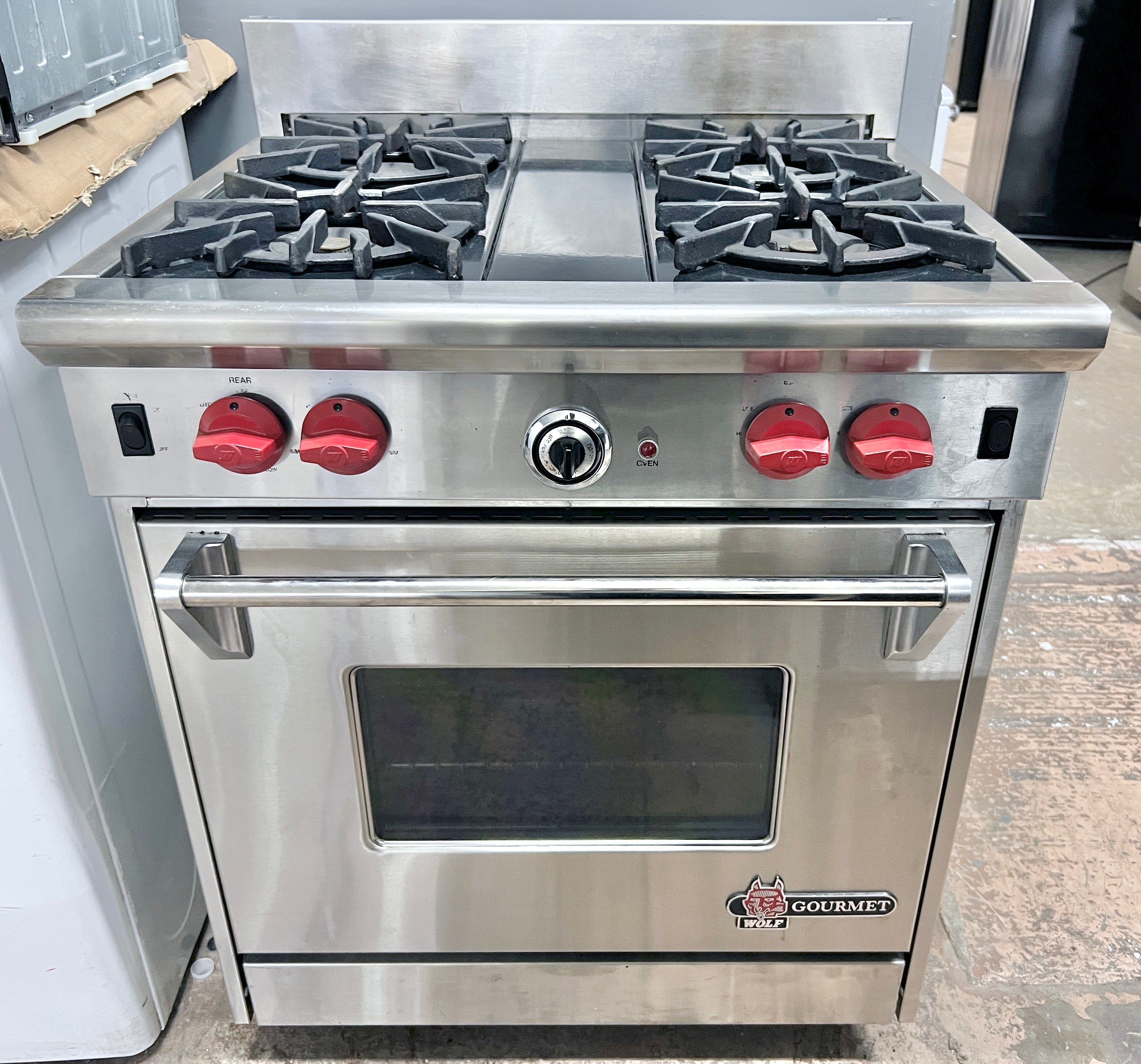 30 Inwolf Range 30 Inch Wolf Gas Range , 4 Burner , Convection Oven , Stainless Steel ...