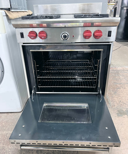 30 Inch Wolf Gas Range , 4 Burner , Convection Oven , Stainless Steel , 444484