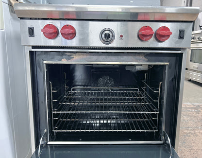 30 Inch Wolf Gas Range , 4 Burner , Convection Oven , Stainless Steel , 444484