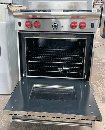 30 Inch Wolf Gas Range , 4 Burner , Convection Oven , Stainless Steel , 444484