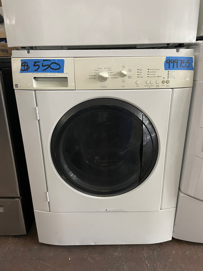 Frigidaire Front Load Washer & Electric Dryer Set In White, 999755