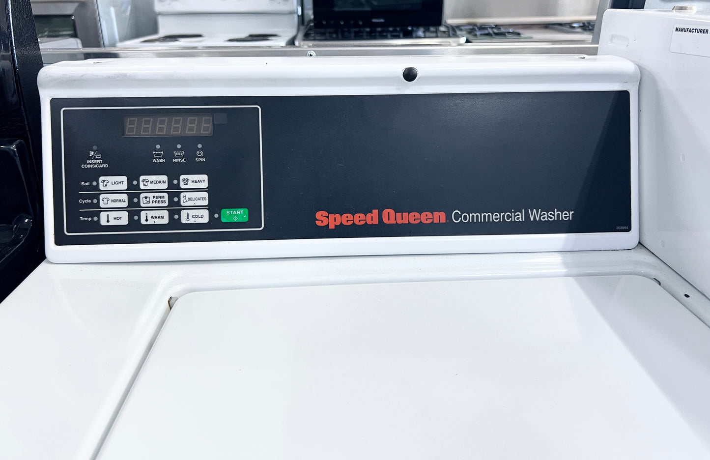 27 Inch Speed Queen Top Load Commercial Coin Operated Washer Machine , Coin Drop up to $ 9.99 Set Price , 444486