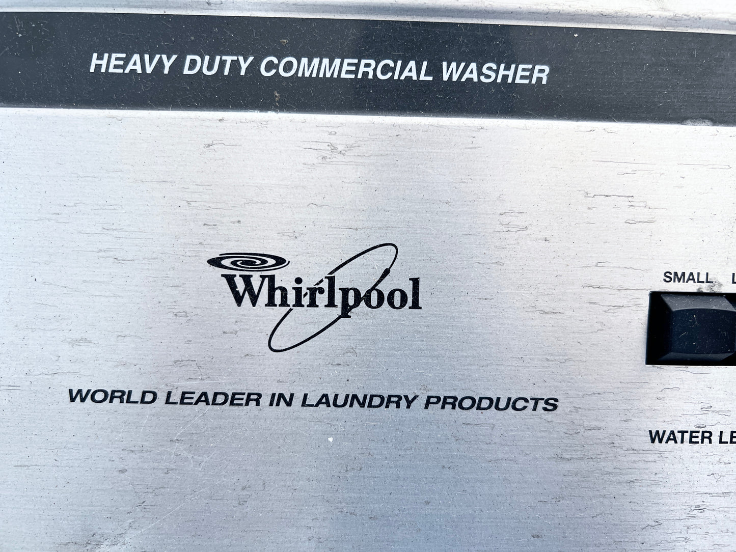 Whirlpool Commercial Coin Operated Washer Machine Top Load Heavy Duty Commercial Grade , Coin Slot , White , 444487