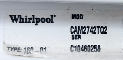 Whirlpool Commercial Coin Operated Washer Machine Top Load Heavy Duty Commercial Grade , Coin Slot , White , 444487