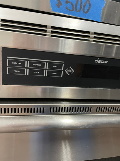Dacor 27 Electric Wall Oven Microwave Combo In Stainless Steel, 999757