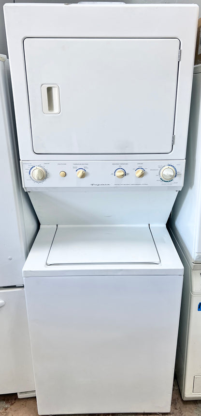 27 Inch Frigidaire  FEX831CS Electric Laundry Center Washer and Dryer Stackable , White 444491