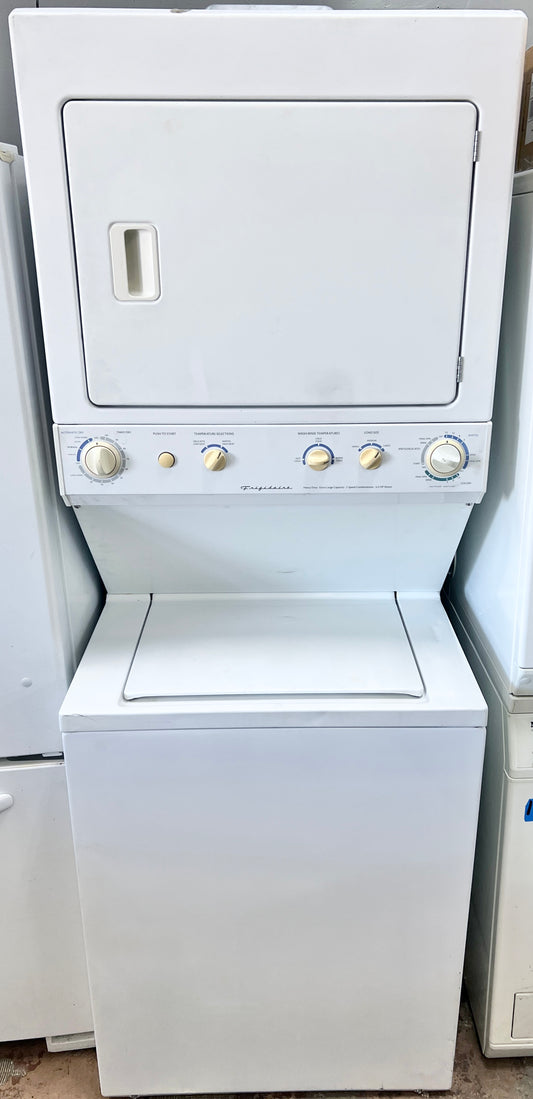 27 Inch Frigidaire  FEX831CS Electric Laundry Center Washer and Dryer Stackable , White 444491