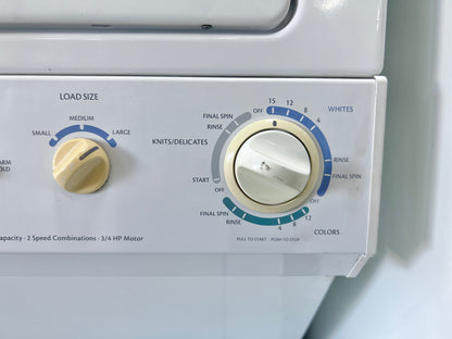 27 Inch Frigidaire  FEX831CS Electric Laundry Center Washer and Dryer Stackable , White 444491