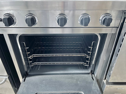 30 Inch Viking Professional Stainless Steel 4 Burner Gas Range , Convection Oven , VGSS3004