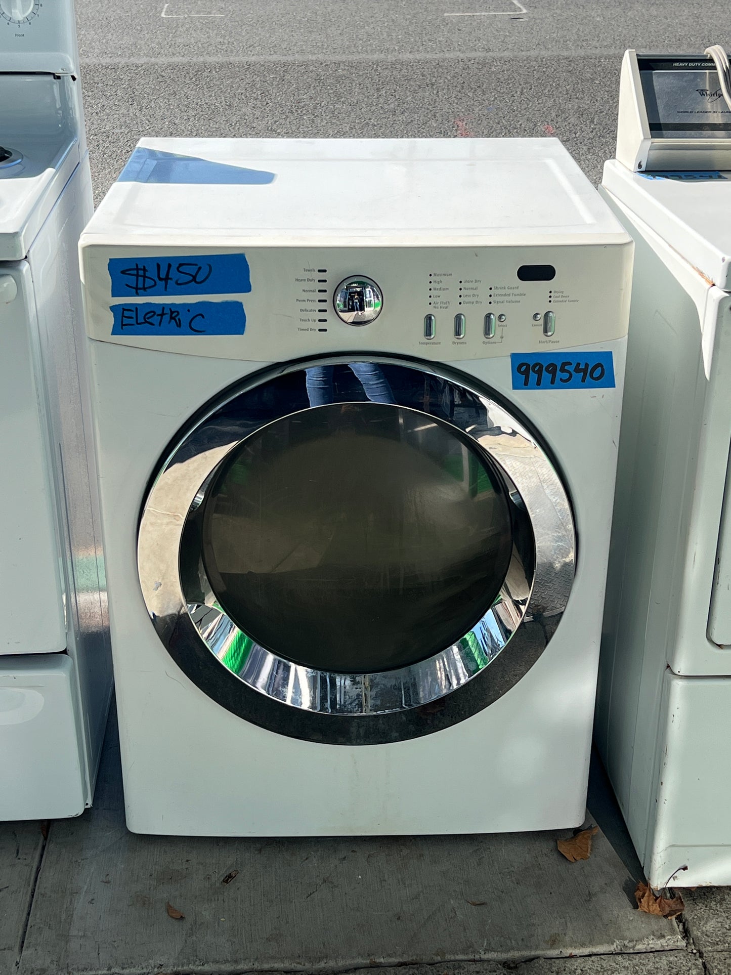 Electrolux Electric Dryer in White, AEQ8000FS0, 999540, Delivery Available