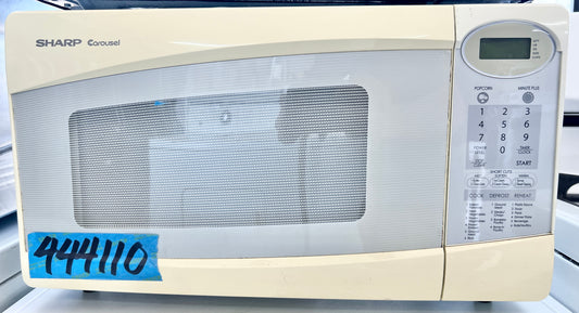 1.1 Cu Ft  Sharp Carousel  CounterTop Microwave ,  Off White, 444110