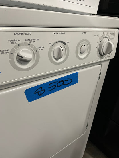 GE Front Load Stackable Electric Dryer in White, DSXH43EF0WW, 999776