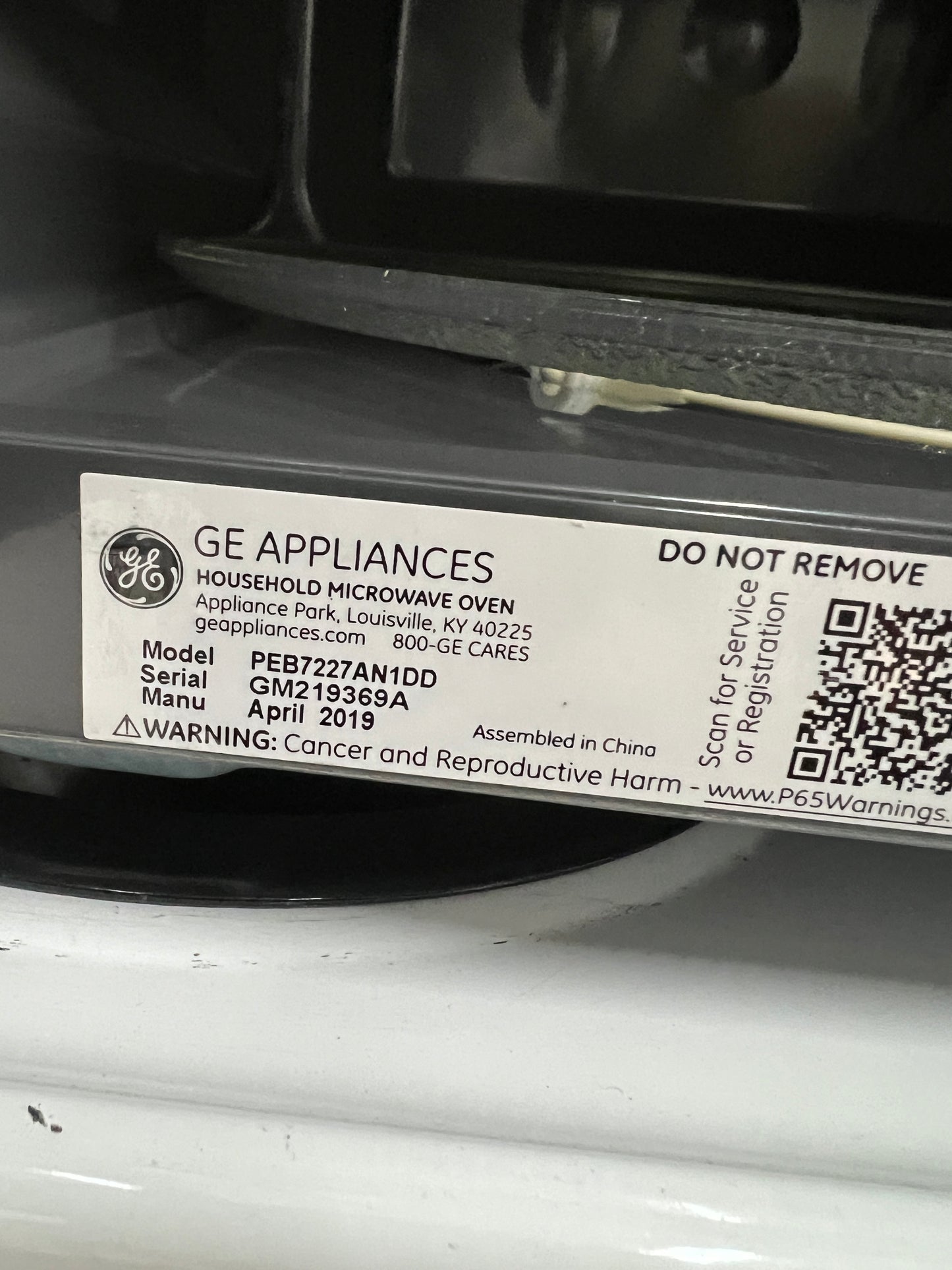 GE 24 Built In Microwave Oven in Black, PEB7227AN1DD, 999552