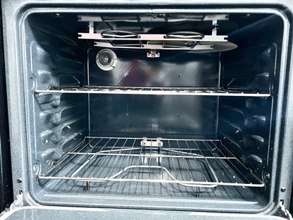 30 Inch GE Stainless Steel Electric Range  JBS55SMSS  4 Burner , 5.3 cu. ft. Oven, Dual Element Bake, Oven Controls Storage Drawer, Stainless Steel 444492