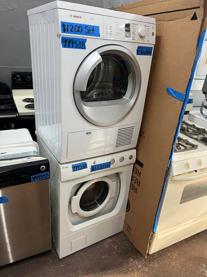 Bosch Electric Dryer & Asko Front Load Washer Set, WTE86300US, 999538