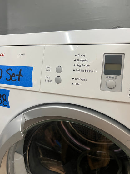 Bosch Electric Dryer & Asko Front Load Washer Set, WTE86300US, 999538