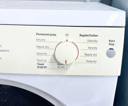 24 Inch Bosch  WTV76100US Front Load Electric Dryer 3.9 cu. ft. Stackable , Vented , Axxis Series , 101338