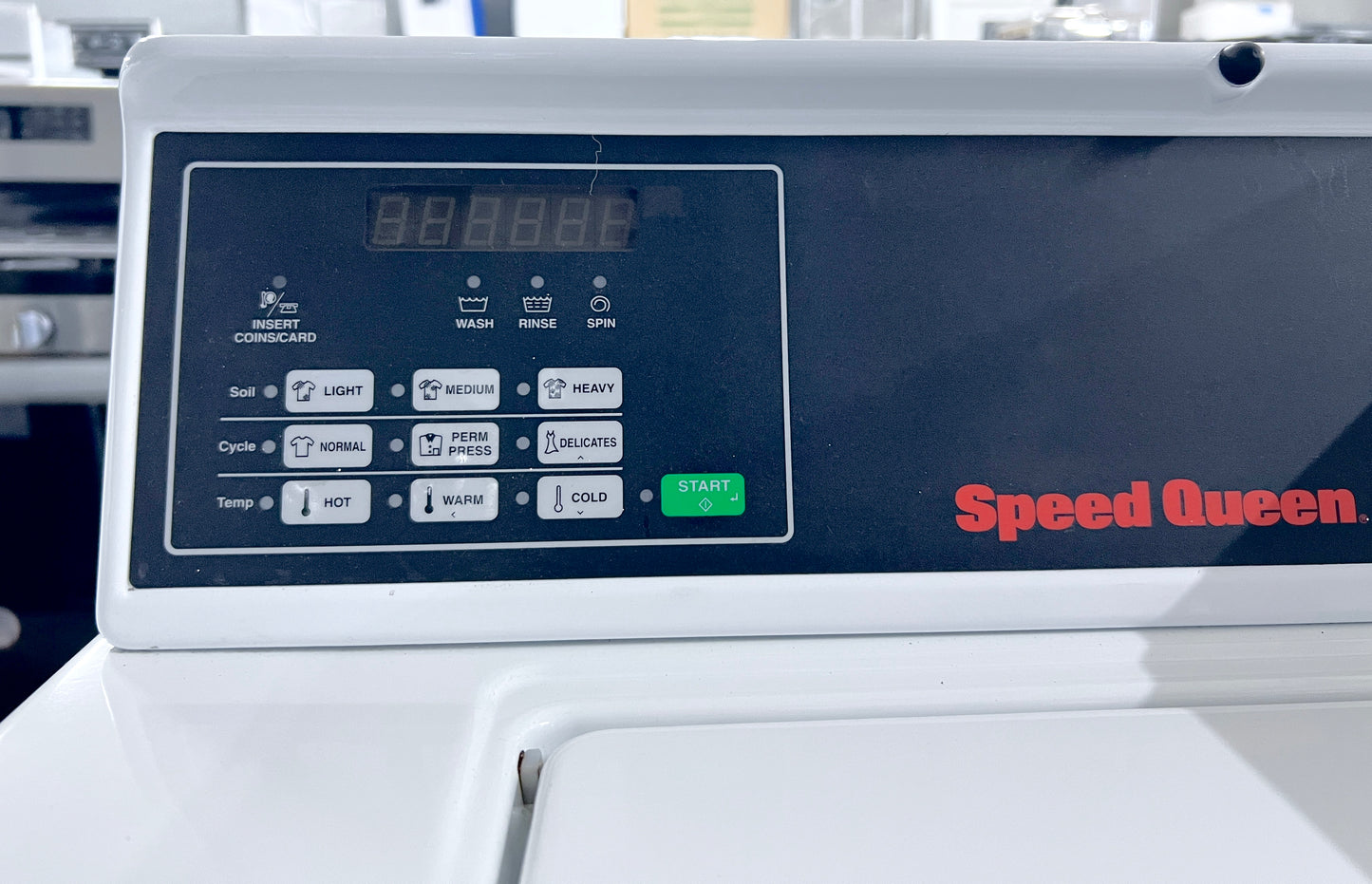 26 Inch Speed Queen Commercial Coin Drop or Bluetooth Card Payment Washer Machine Top Load , SWNNC2HP115TW01