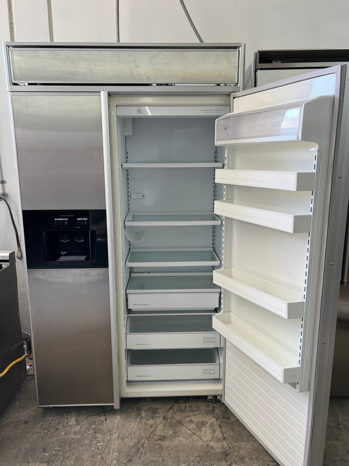 Kitchenaid 48 inch Side By Side Built-in Refrigerator in Stainless 369151