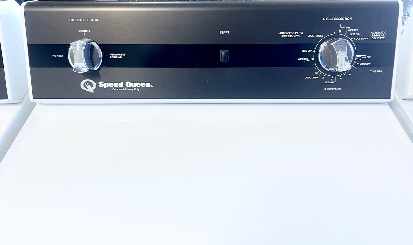 Speed Queen Commercial 26 Inch Washer and 27 Inch Dryer Set , Electric , Residential Usage , White Color , 373705