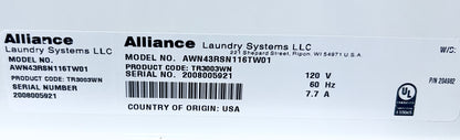 Speed Queen Commercial 26 Inch Washer and 27 Inch Dryer Set , Electric , Residential Usage , White Color , 373705