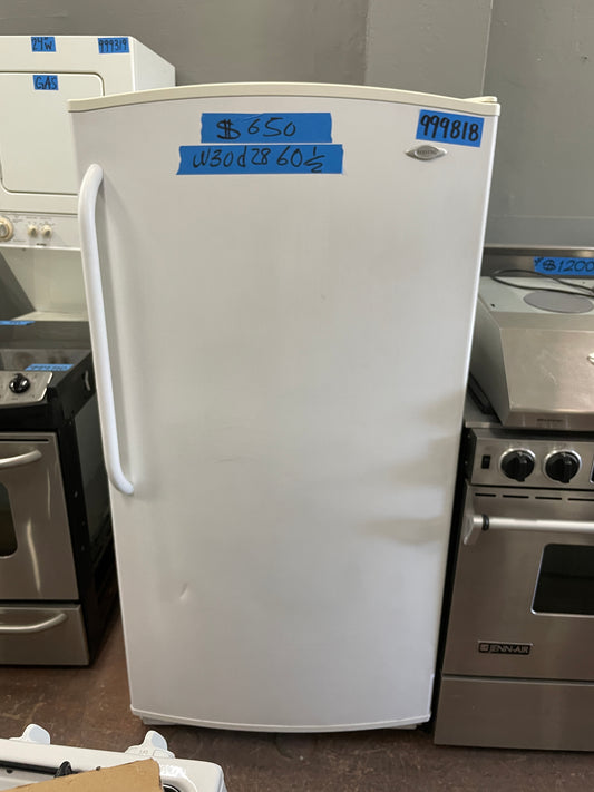 Maytag 30 Upright Freezer In White, MQU1656BEW, 999918