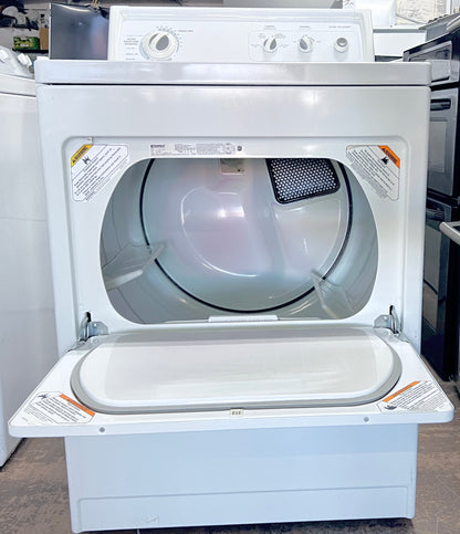 27 Inch Kenmore Front Load Gas Dryer Machine , White , 110.72912100, 373717