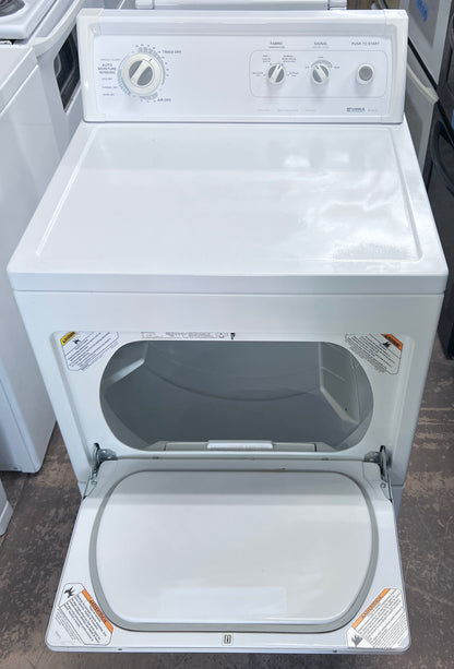 27 Inch Kenmore Front Load Gas Dryer Machine , White , 110.72912100, 373717