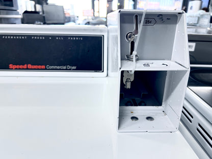 27 Inch Speed Queen Commercial Gas Dryer Front Load Machine , Coin Operated or Bluetooth Enabled , Whire , Heavy Duty 373715