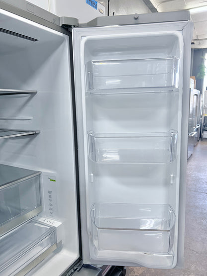 36 Inch LG  LRYXC2606S Counter Depth MAX French Door Refrigerator 26 Cu. Ft.,  Wi-Fi, Smart Diagnosis, 3 Built-in Ice Maker, UVnano Dispenser, ENERGY STAR, ADA ,PrintProof Stainless Steel , 373719