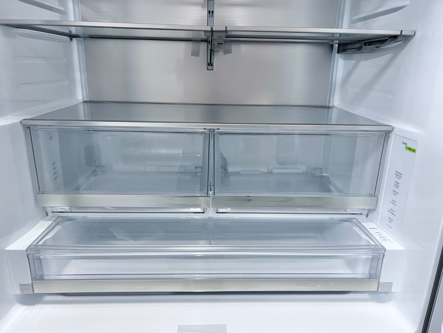 36 Inch LG  LRYXC2606S Counter Depth MAX French Door Refrigerator 26 Cu. Ft.,  Wi-Fi, Smart Diagnosis, 3 Built-in Ice Maker, UVnano Dispenser, ENERGY STAR, ADA ,PrintProof Stainless Steel , 373719
