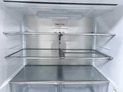 36 Inch LG  LRYXC2606S Counter Depth MAX French Door Refrigerator 26 Cu. Ft.,  Wi-Fi, Smart Diagnosis, 3 Built-in Ice Maker, UVnano Dispenser, ENERGY STAR, ADA ,PrintProof Stainless Steel , 373719