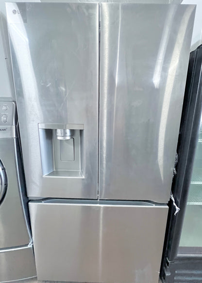 36 Inch LG  LRYXC2606S Counter Depth MAX French Door Refrigerator 26 Cu. Ft.,  Wi-Fi, Smart Diagnosis, 3 Built-in Ice Maker, UVnano Dispenser, ENERGY STAR, ADA ,PrintProof Stainless Steel , 373719