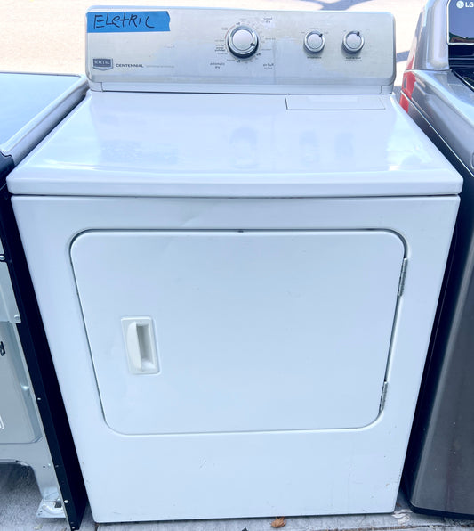 29 Inch Maytag Centennial MEDC300BW , Front Load Electric Dryer Machine , White  ,373725