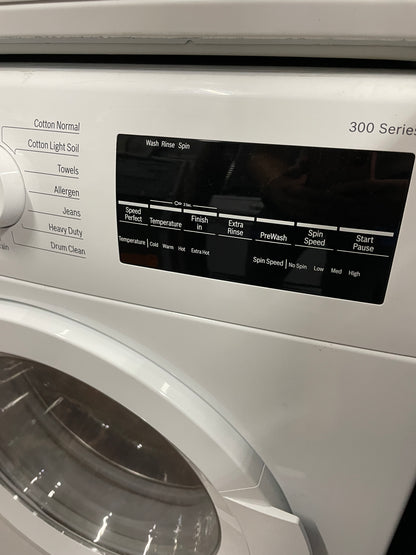 Bosch Front Load Washer & Electric Dryer In White, WTE86300US, 999871